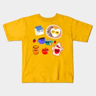 Cute breakfast Kids T-Shirt